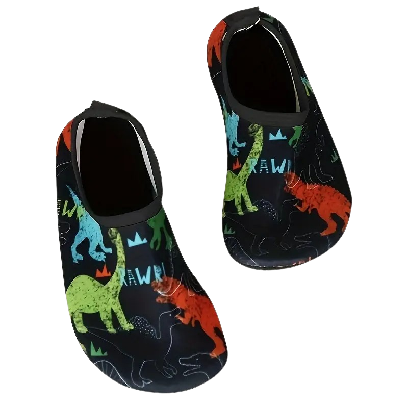 Dinosaur Orange, Blue & Green